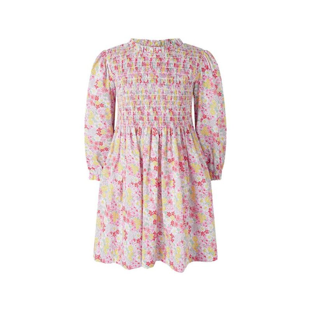 Rachel Riley Girls Ditsy Garden Ruched Dress